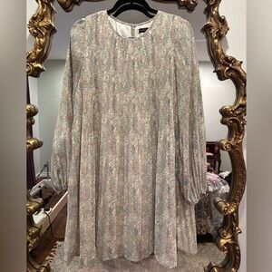 Wishlist Sz M/L Patterned Long Sleeve Dress